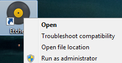 Windows 'Run as Administrator'